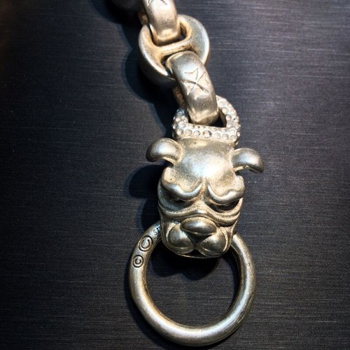 Beast Head Silver Bracelet Men's Bracelet Domineering Transfer Silver Bangle - Picture 5 of 5