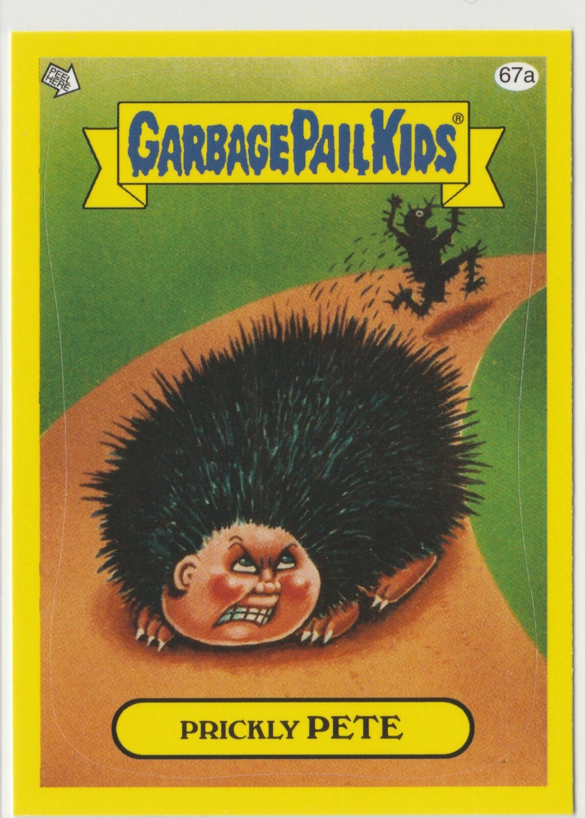 Prickly Pete #67a Garbage Pail Kids 2011 Flashback Series 3 FB3 GPK Card