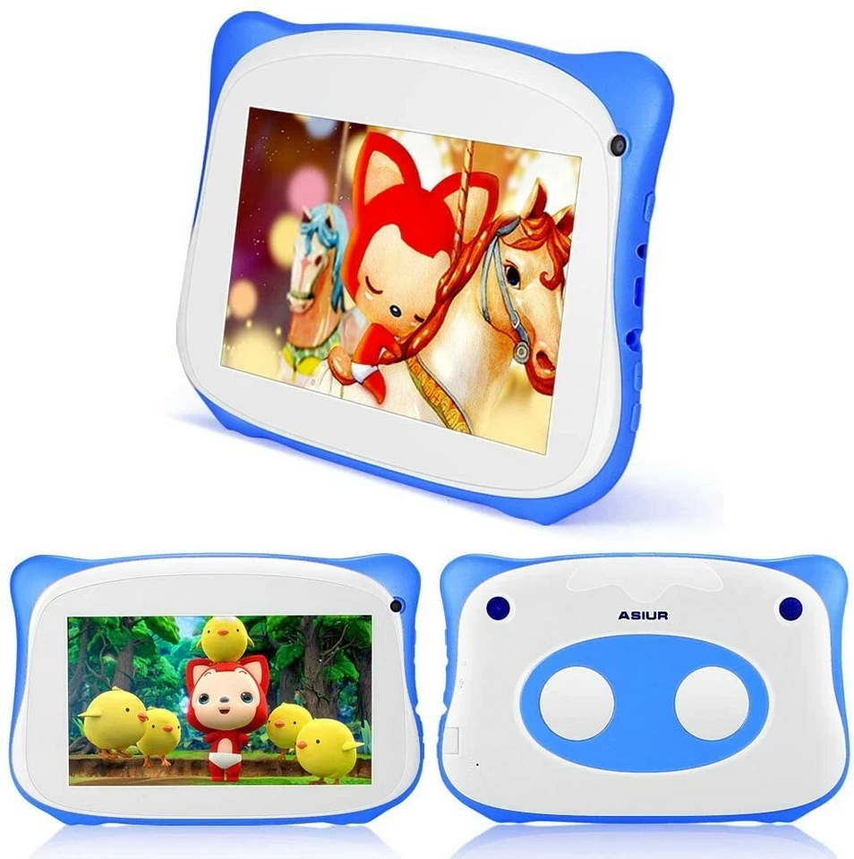 Kids Tablet, ASIUR QuadCore 2GB RAM 16GB ROM Android 9.0 Kids Educational Learni - Image 4 of 4