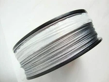 Galvanized Wire Rope Cable 1/8", 7x7: 100, 200, 250, 500, 1000 Ft