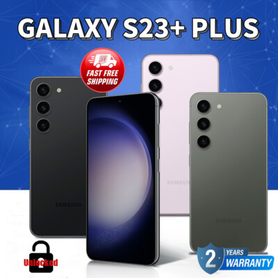 NEW Sealed SAMSUNG GALAXY S23+ PLUS 5G 256GB 512GB SM-S916U Factory Unlocked USA