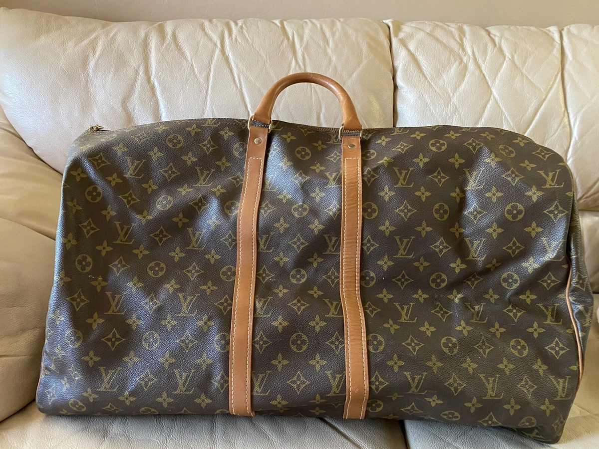 Vintage Louis Vuitton Monogram Keepall 55 Duffel Bag