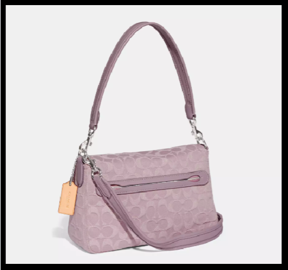 美品　Coach Signature Shoulder Bag Pink Coach Tabby Shoulder Bag 20, Vivid Pink: Handbags: Amazon.com