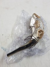 SHOFAR Ram Horn Oil 13" Anointing Silver Lion of Judah Jerusalem Free Shipping