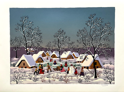 A. KOWALSKI French Landscape Hand Signed Limited Edition