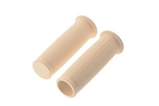 2.WAHL Griffgummis ballig Elfenbein für IWL AWO BK350 EMW BMW