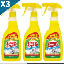3 X Elbow Grease All Purpose Degreaser Spray Solvent Free 500ml 6.18 per litre