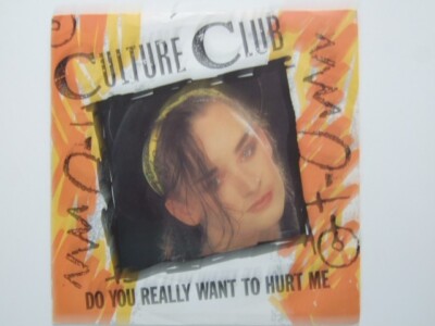 CULTURE CLUB DO YOU REALLY WANT TO HURT ME 7'' VINYL SINGLE 1982 VIRGIN RECORDS