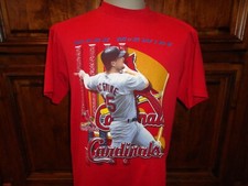 Vintage Dynasty Red St. Louis Cardinals #25 Mark McGwire MLB t-shirt Adult L