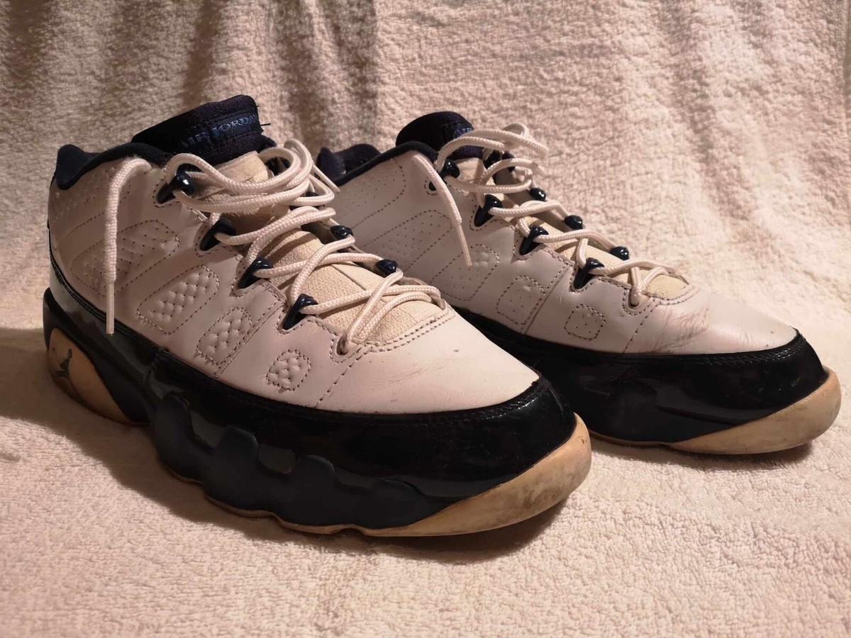 Nike Air Jordan IX low retro UNC Carolina Navy Pearl 303895-142 size 12  2002