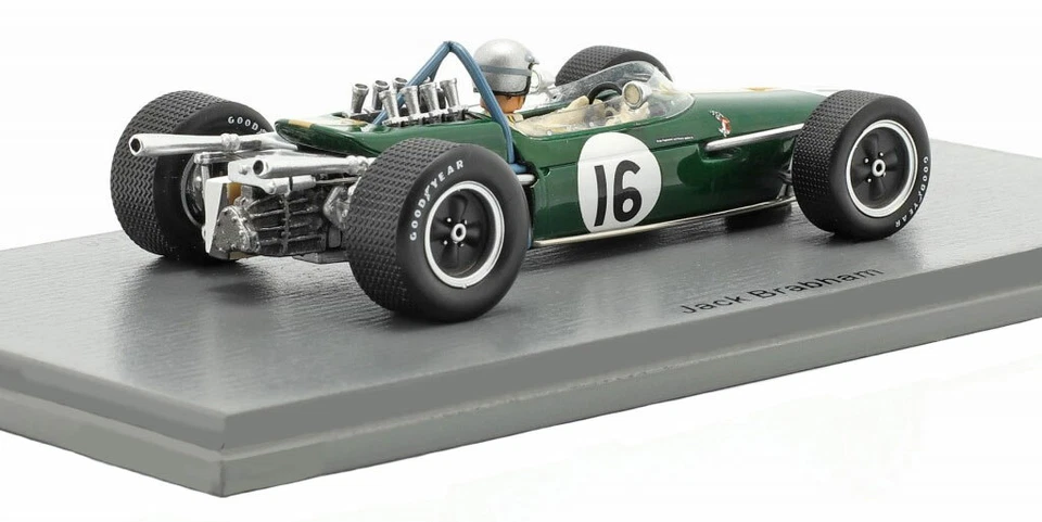 Spark S7114 Brabham BT19 Dutch GP 1966 World Champion - Jack Brabham 1/43 Scale - Image 2 of 3