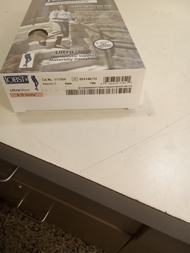 Pantimedias de maternidad Jobst Support Wear compresión suave beige sedoso L CS1 - Imagen 12 de 13