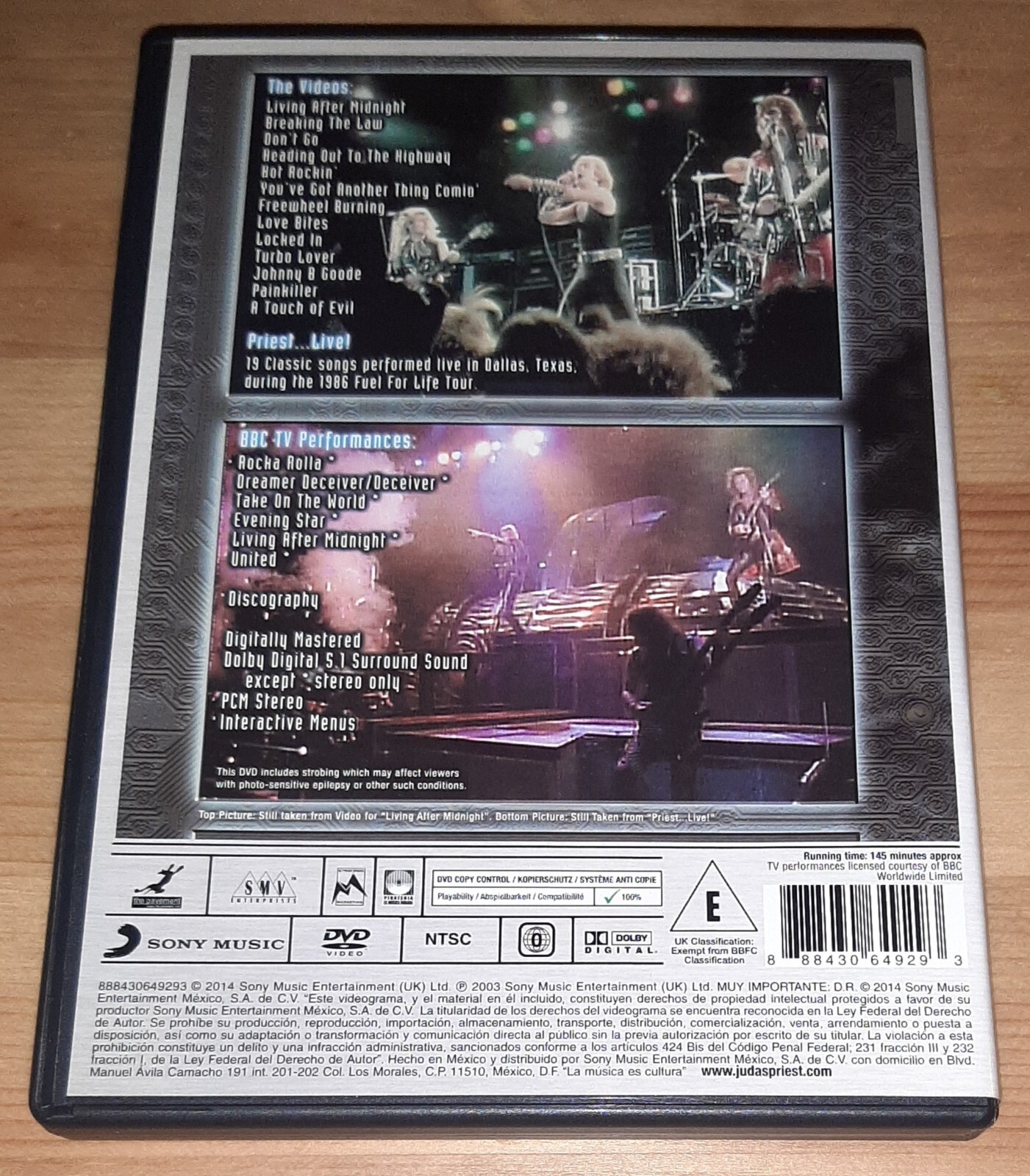 Judas Priest Electric Eye (DVD) The Platinum Collection eBay