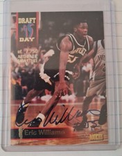 1995-96 Signature Rookies Draft Day Signatures #29 ERIC WILLIAMS  Auto /7750