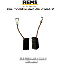 COPPIA SPAZZOLE CARBONCINI REMS 535021 R PER FILIERA ELETTRICA AMIGO 6 x 8 x 16