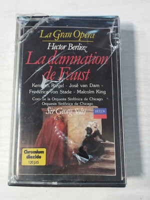 Berlioz La Damnation de Faust Georg Solti Opera DECCA - Cassette Nueva