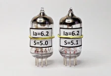 US Stock! 6J1P-EV / 6J1 / EF95 MATCHED PAIR (2pcs) Tubes Little Dot Amp NEW NOS