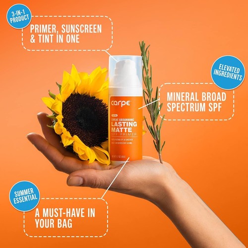 Tinted SPF 30 Face Primer for Oily Skin - Lasting Matte Finish & Sun Protection - Picture 7 of 11