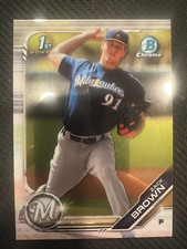 QTY: 2019 Bowman Chrome Prospects - Zack Brown ( Brewers ) 1st Rookie #BCP-152