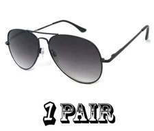 Retro Pilot Full Lens Reading Sunglasses Sun Reader Metal Frame Spring Temples