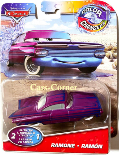 Disney Pixar Cars  Purple / Blue Ramone Color Changer Radiator Springs NEU OVP - Bild 1 von 4
