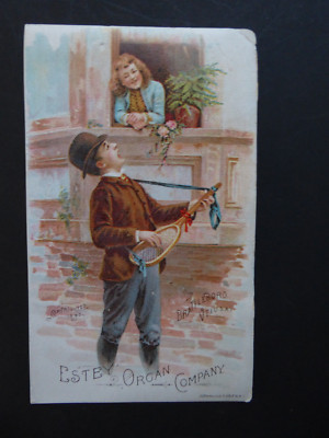 um 1890 Estey Organ Company Sammelkarte