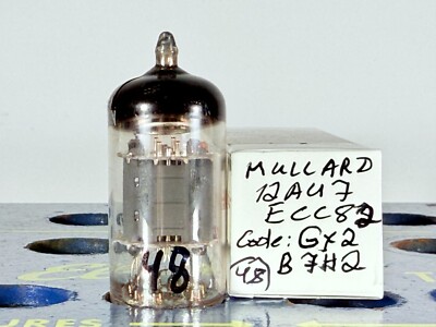 Mullard ECC82 12AU7 Code: Gf2 B7H2 Tested Good Tube