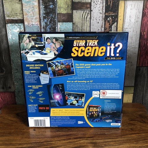 Star Trek Scene It? Deluxe Edition DVD Game Complete In Excellent Condition - Picture 5 of 6