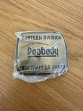 Vintage Peabody Coal belt buckle