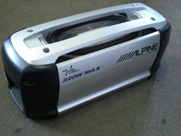 ALPINE SWE-1400 MAX 220W Subwoofer w/Power cable Used JP | eBay
