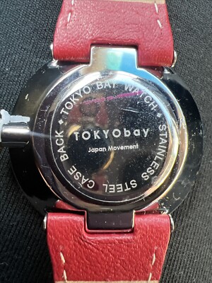 Red face Watch TOKYOBay Tokyo Bay Womans Red Dial Red  display picture 2