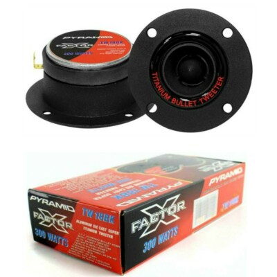 Pyramid TW18BK Einige Super Tweeter Schwarze 150 Watt RMS Lautsprecher 9,80 CM