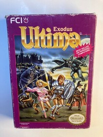 Ultima Exodus NES Game Nintendo - Tested
