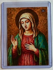 Mother Mary Limited Edition Artist Signed “Mother Of Jesus” Trading Card 2/10