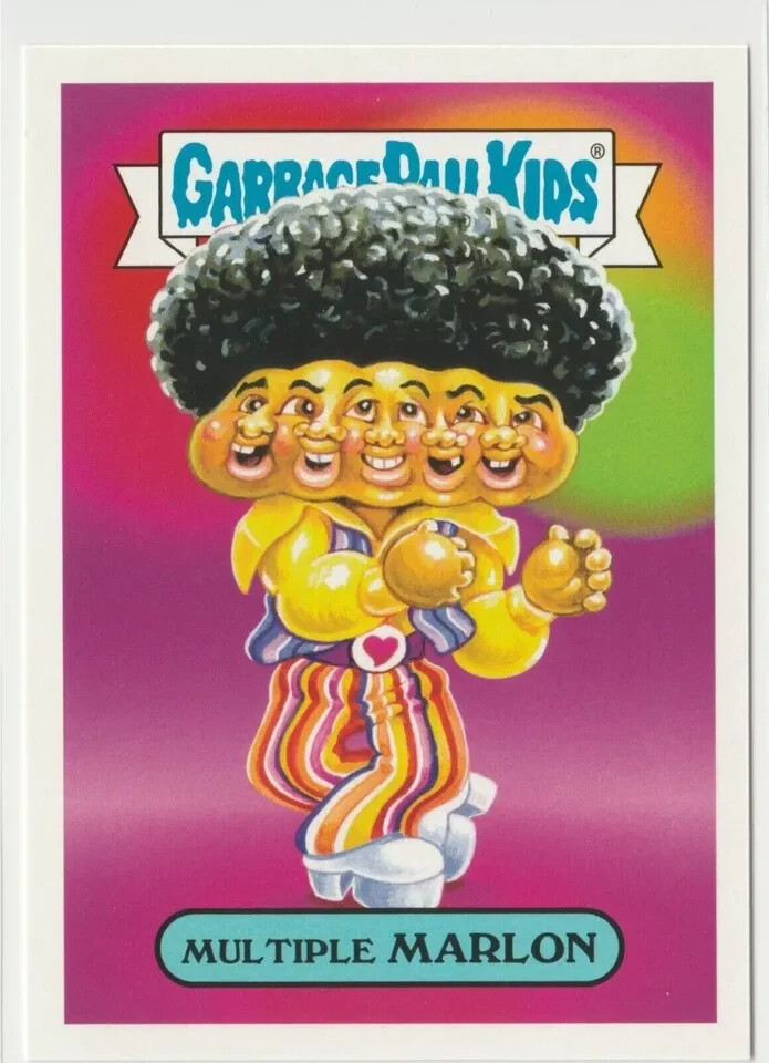 Vintage Marlon #7a Garbage Pail Kids GPK 2017 Battle of the Bands Set  