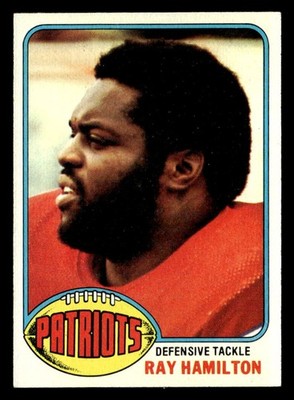 Ray Hamilton 1976 Topps Rookie Card #47 New England Patriots