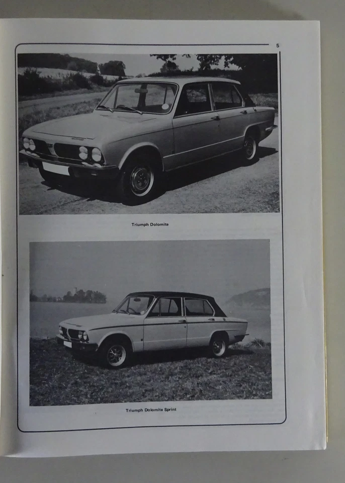 Manuale di Riparazione - Haynes Triumph Dolomite inglese Modello Anno 1972 - - Immagine 4 di 4