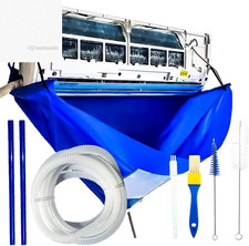 Waterproof Split Unit AC Cleaning Bag with Support Rods - Wall Mounted AC Cover