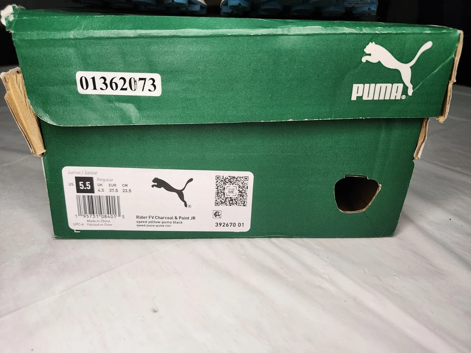Zapatillas Puma Rider Fv carbón y pintura jr Junior Talla 5.5 Excelente Estado. Foto 3 de 4