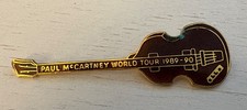 Paul McCartney World Tour 1989-90 Hofner Violin Bass Guitar Enamel Pin – Vintage