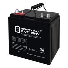 Mighty Max 8V 170Ah AGM Dual Terminal Battery Compatible With Club Car, EzGo