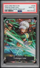 Trafalgar Law CS 2024 Event Pack Finalist PSA 10 - One Piece P-038 Textured