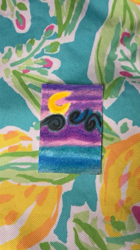  ACEO original art The Dream Tide 