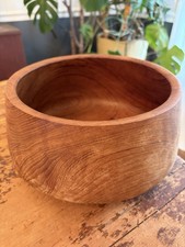Wooden Grain Large Salad Fruit Decor Bowl