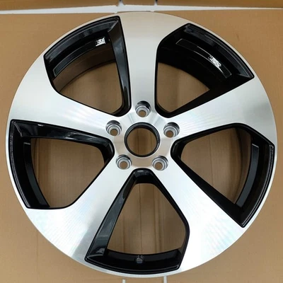 For VW GOLF GTI OEM Design Wheel 18" 18x7.5 2014-2020 Machined Black Rim 69980 - Image 1 of 4