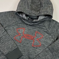 Under Armour Hoodie Womens M Heather Loose Fit Cowl Neck Embroidered Athletic