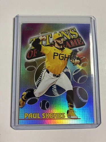 2026 Topps Series One Paul Skenes Titans Of The Game Pittsburgh Pirates