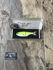 Throwback Baits Metro Glide Getbit Chartreuse Shad FAST SHIPPING! NEW! RARE!