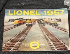Rare LIONEL 1957 Catalog Price Guide pristine condition in plastic sleeve