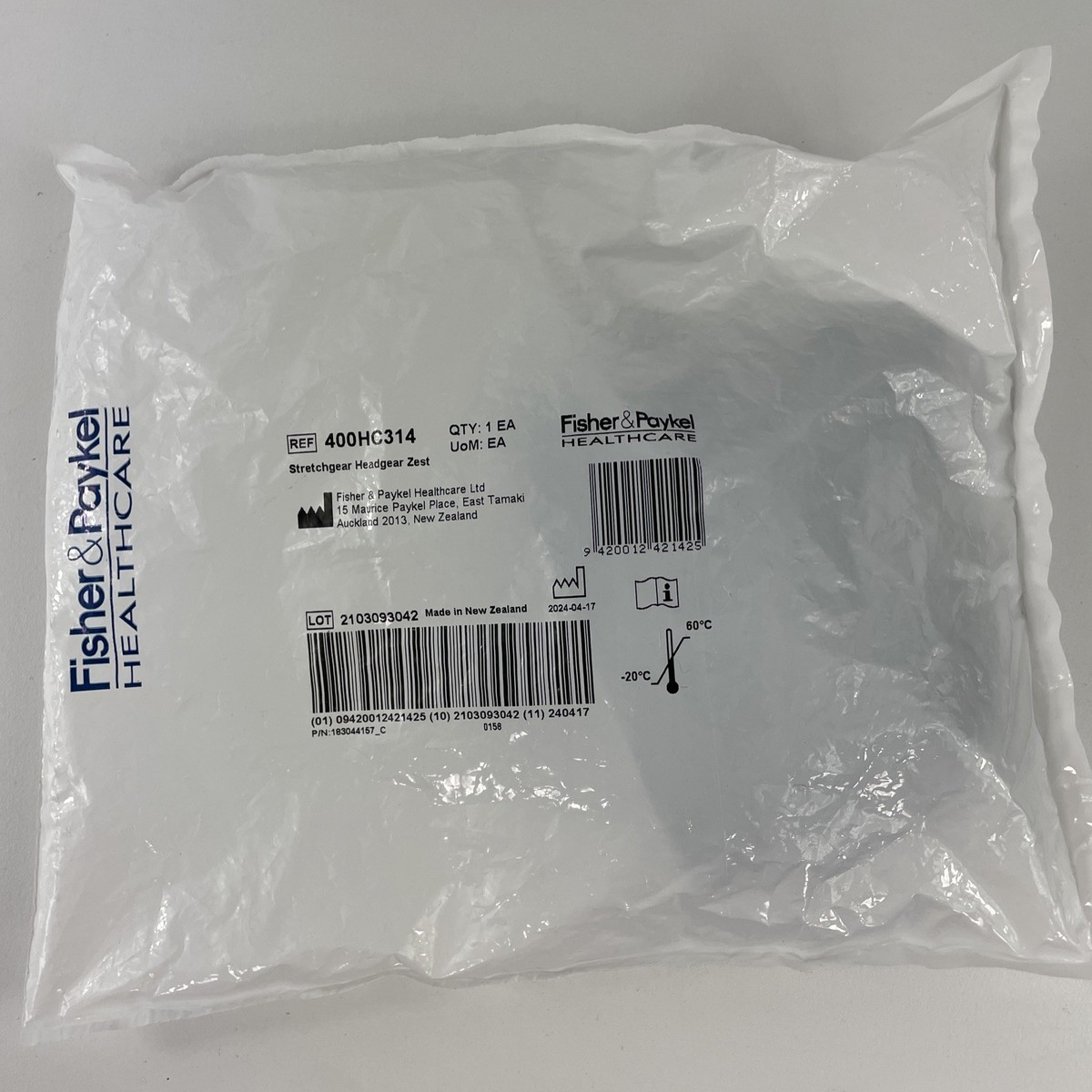 Fisher & Paykel Zest Nasal Headgear Mask Standard F&P